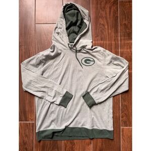 Darius Rucker Green Bay Packers Hoodie Mens Large Gray Green NFL Pullover Shirt